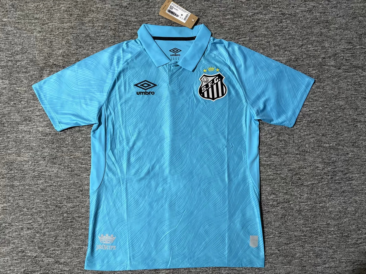 AAA Quality Santos 25/26 Third Lake Blue Soccer Jersey